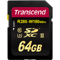 Transcend 700S - Flash-Speicherkarte - 64GB - Video Class V90 / UHS-II U3 / Class10 - SDXC UHS-II (TS64GSDC700S)
