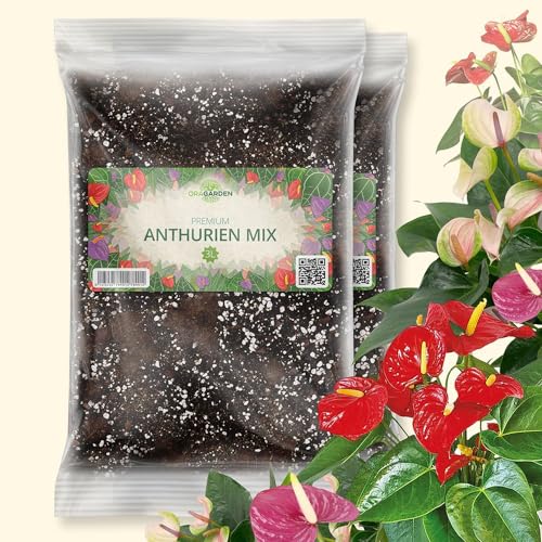 OraGarden Anthurien Erde Blumenerde für Anthurium Premium Qualität (6L)