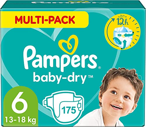 PAMPERS Baby-DRY Größe 6 175 Windeln (13-18 kg)