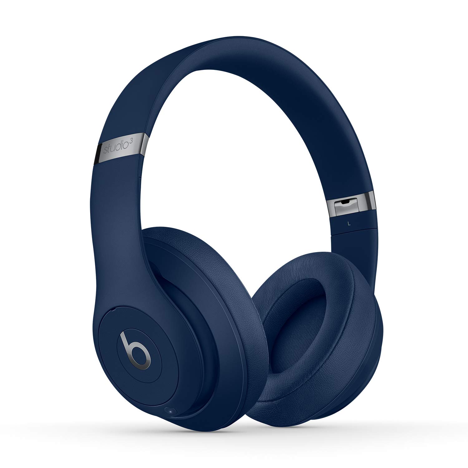 Beats Studio3 Over-Ear Bluetooth Kopfhörer mit Noise-Cancelling – Apple W1 Chip, Bluetooth der Klasse 1, aktives Noise-Cancelling, 22 Stunden Wiedergabe – Blau