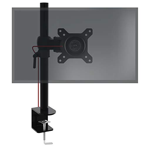 Duronic DM351X1 Monitorhalterung/Tischhalterung/Monitorarme/Monitorständer für LCD/LED Computer Bildschirme/Fernsehgeräte mit Neig und Rotierfunktion