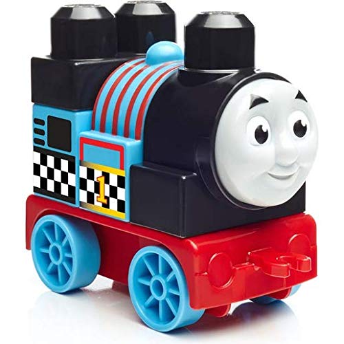Mega Bloks Mattel – GKJ62 Thomas & Friends – Thomas als Rennfahrer – Lokomotive, aus Mega Blocks