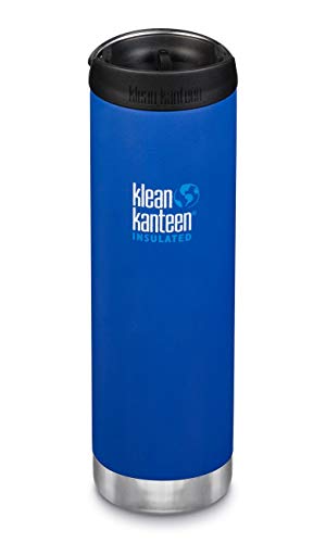 Klean Kanteen Unisex - Erwachsene Kanteen TKWide Vacuum Insulated Trinkflasche, deep surf (matt), 592ml