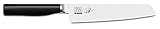 KAI Tim Mälzer Kamagata japanisches Allzweckmesser 15,0 cm Klingenlänge - rostfreier 4116 Edelstahl geschmiedet - 56 (±1) HRC - polierter POM Griff - Universalmesser - Made in Japan
