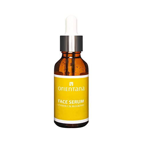 Orientana - Bio Serum Für Gesicht | Vitamin C Maulbeere & Aloe | 98,6% Natürliches Straffendes Feuchtigkeitsspendendes Gesichtsserum | Vegan | Anti Aging Rötungen & Pigmentflecken - 30 ml