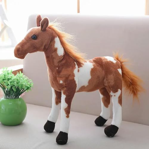 LfrAnk Plüsch Pferd Spielzeug Plüsch Tier Puppe Geburtstag Geschenke Home Store Dekorieren von hochwertigem Spielzeug 60cm 4