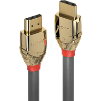 LINDY HDMI Anschlusskabel [1x HDMI-Stecker - 1x HDMI-Stecker] 10 m Grau