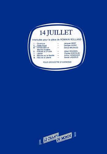Georges Auric: Palais Royal Extrait Du 14 Juillet De Romain Rolland - Sheet Music