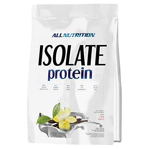 ALLNUTRITION Isolate Protein Eiweiß Shake Molkeprotein Pures Isolat Bodybuilding 908 g (Weiße Choco Strawberry - Weiße Schoko Erdbeere)