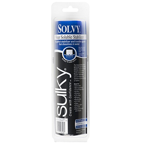 Sulky Solvy 486-08 Wasserlösliche Stabilisatorrolle, 20 cm x 9 m
