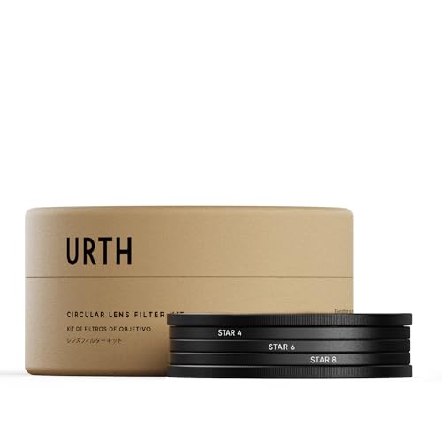 Urth x Gobe 77mm Star Lens Filter Kit 4 Punkte, 6 Punkte, 8 Punkte