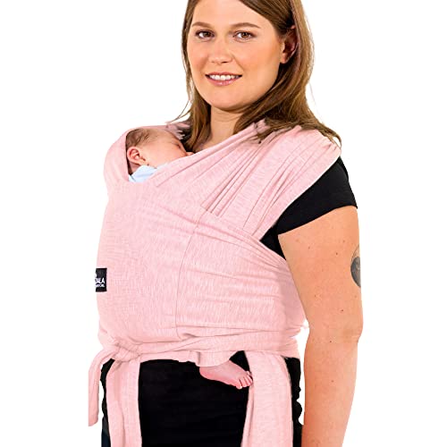 Babytrage einfach zu tragen (einfach anzuziehen), verstellbar Unisex - Mehrzweck-Babytrage bis 10 kg geeignet - Babytrage - Pink - Registered Design KBC®
