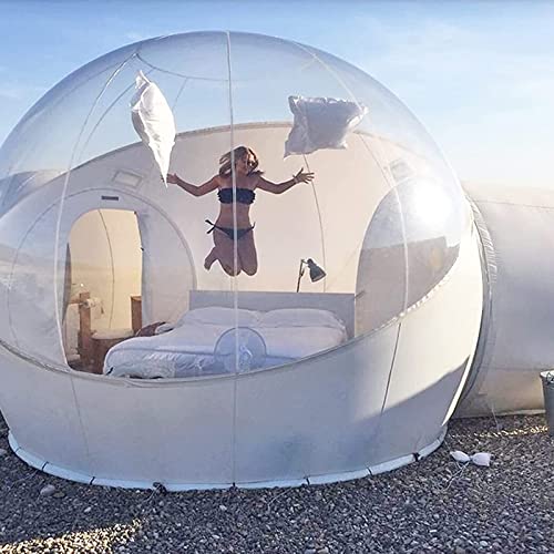Aufblasbares transparentes Blasenhaus im Freien, wasserdichtes transparentes Camping-Freizeithotel-Bed-and-Breakfast-Sternzelt-Blasenhaus (3M)