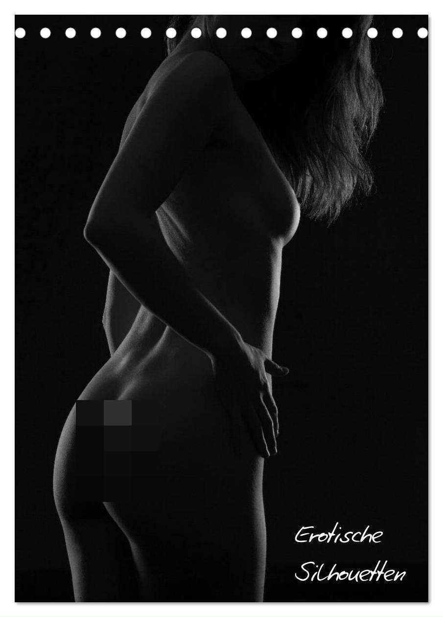 Erotische Silhouetten/CH-Version (Tischkalender 2024 DIN A5 hoch), CALVENDO Monatskalender