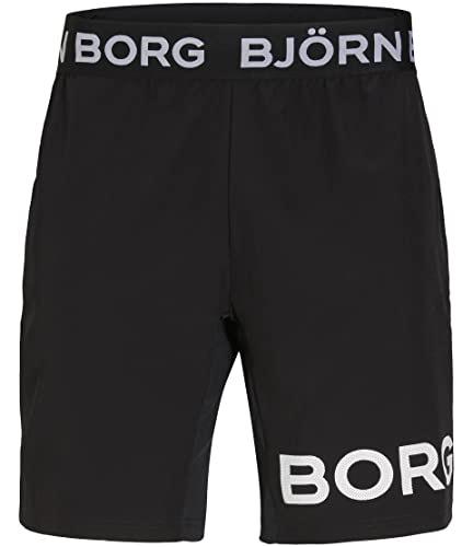 Björn Borg Herren August Shorts - Schwarz Beauty - S