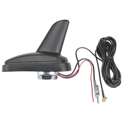 tomzz Audio 1000-027 Shark Design Auto Dachantenne II mit Verstärker AM/FM/GPS SMB+ DIN -Anschluß