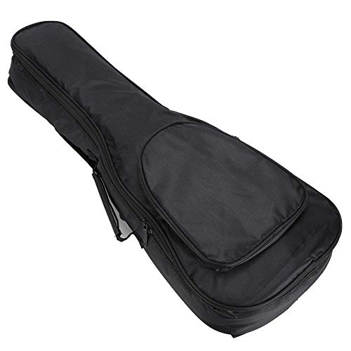 Ukulele-Tasche, Zubehör für Ukulele 26 Zoll, Taschenbuch, langlebig, große Kapazität für Saiten (Black Plus Cotton Bag)