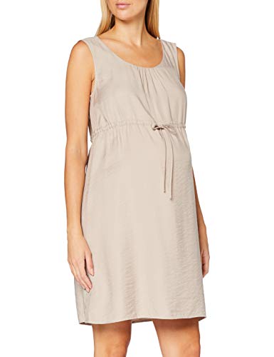 ESPRIT Maternity Damen Dress WVN Sl Kleid, Beige (Beige 270), (Herstellergröße: 36)