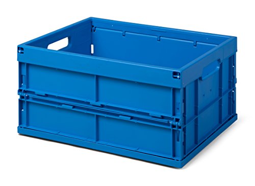 Faltbox / Klappbox FB 475/240-0, 32 liter, 475x350x240 mm (LxBxH), blau, Industriequalität