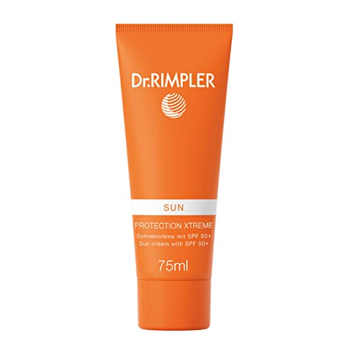 Dr. Rimpler Sonnencreme LSF 50 I für lichtempfindliche Haut I Hochwertige Sonnenmilch mit pflegendem Vitamin E, hautverträglich, 75ml