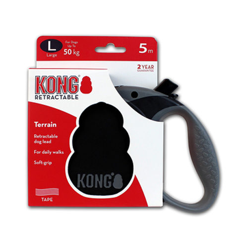 KONG Retractable Leash Terrain - Blau - L