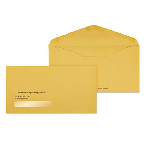 500 x Äußere Postzustellungs-Hüllen Postzustellungshüllen Postzustellungsumschläge 3491010