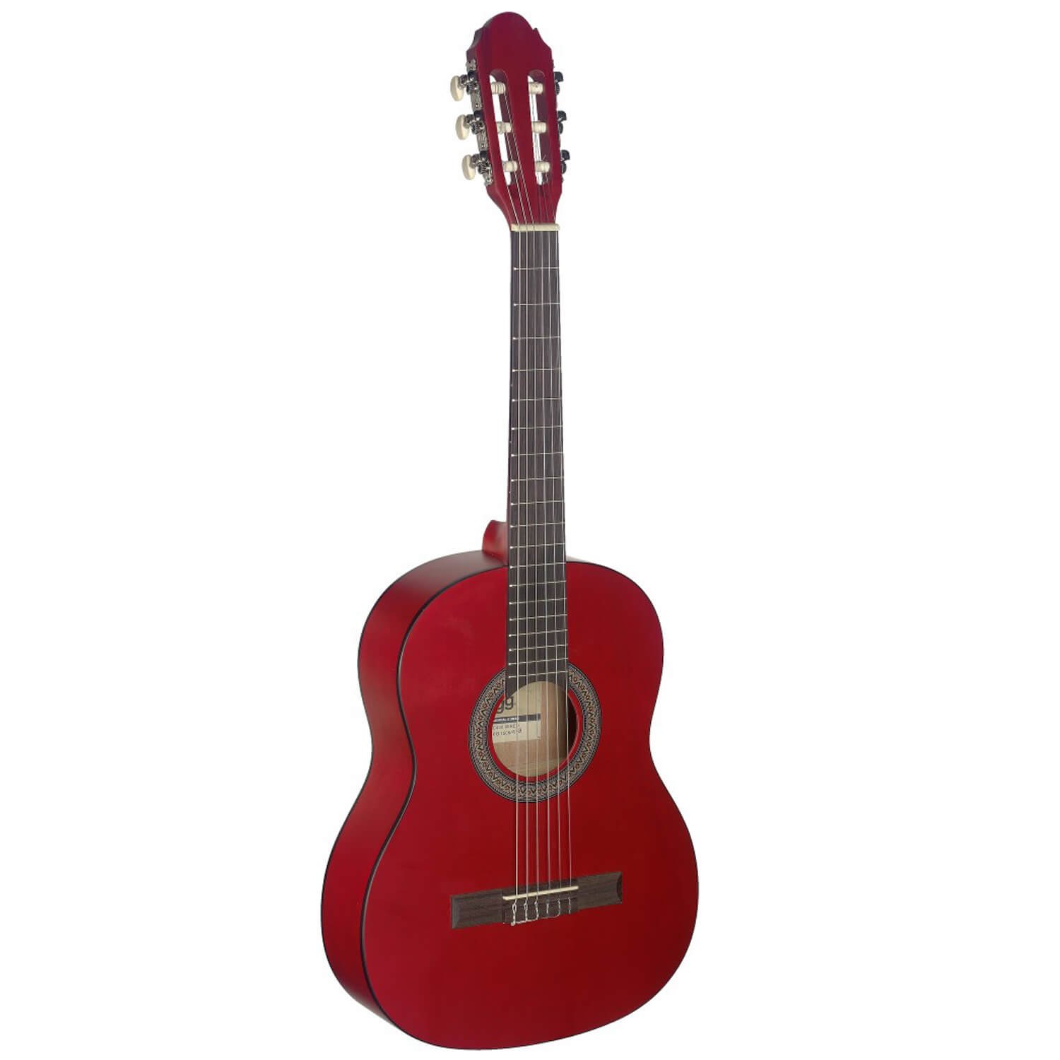 Stagg C430 3/4 Größe Name Klassische Gitarre – Schwarz 3/4 rot
