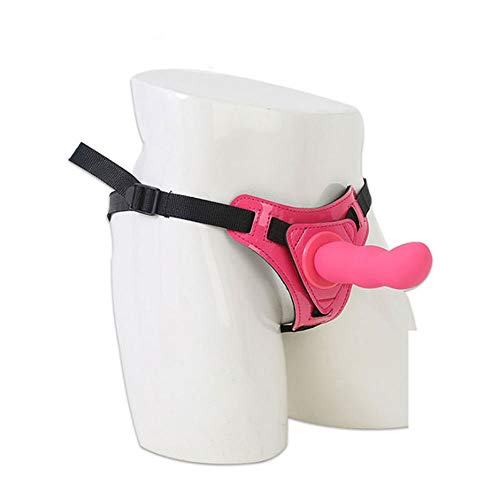 Soft Stráp òn Hárnéss Hose mit verstellbarem Gürtel für Paare, Spielzeug – Anfänger-Set (Pink)