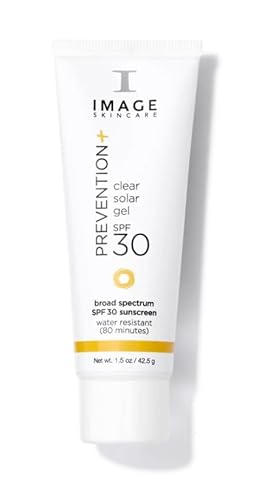 Image Skincare | Prevention+ Clear Solar Gel | Mit vielen Vitaminen | Optimale Feuchtigkeit | SPF30 LSF30 | 42,5 g