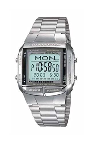 CASIO Herren Digital Quarz Uhr mit Edelstahl Armband DB-360-1A