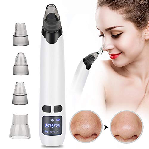 Porenreiniger, Mitesserentferner Mitesser Sauger, Professionell Pickelsauger Pickelentferner Blackhead Remover mit Wärmeleitungstechnologie und Vakuumsaugung Beauty Machine