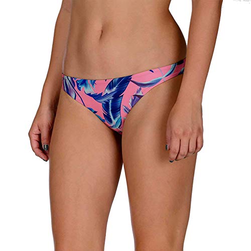 Hurley Damen Bikini Hose W Q/D Floral Surf Bttom, Pink Gaze, XS, AV0799