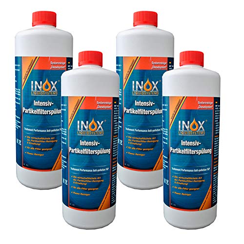 INOX® Intensiv Dieselpartikelfilter-Spülung, 4 x 1 Liter - Additiv für alle Dieselsysteme mit Partikelfilter