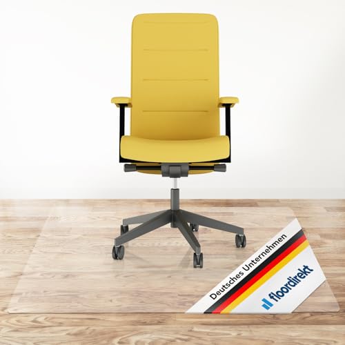 Bodenschutzmatte für Hartböden - Neo - Transparent & Halbtransparent - Bürostuhlunterlage Bodenmatte Stuhlunterlage - Stärke: 1,5 mm - viele Größen zur Auswahl (Transparent, 150 x 450 cm)