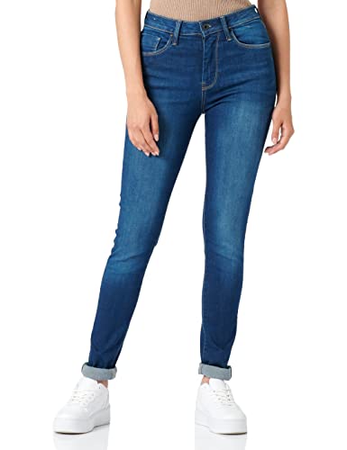 Pepe Jeans Damen Regent Skinny Jeans, Blau (Dark Used Hydroless Denim 000), W26/L32