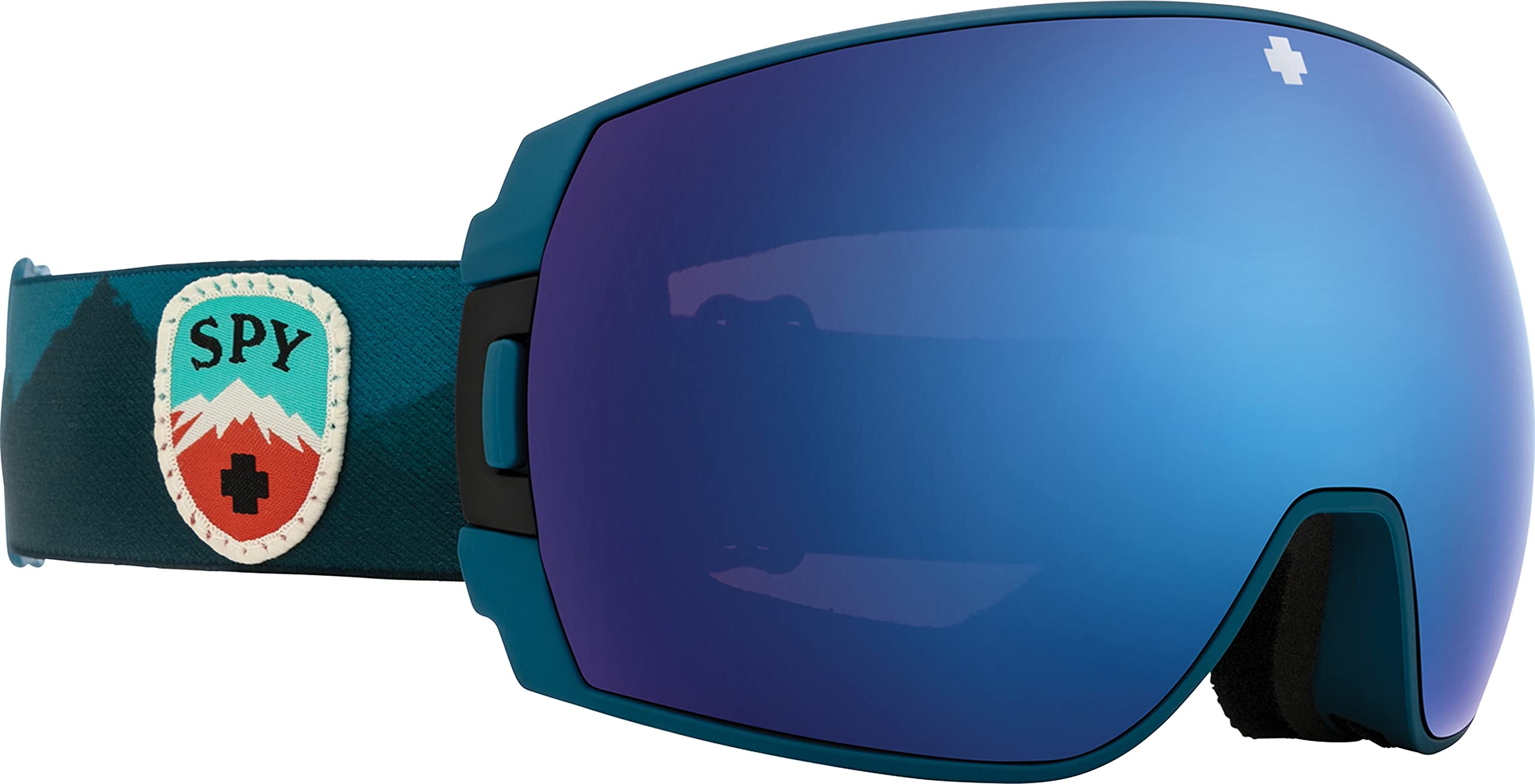 Spy Legacy Se Ski Snowboard Brille Trailblazer Blue - HD+ Rose w/Dark Blue Spectra Mirror + HD+ LL Gray Green w/Red Spectra Mirror