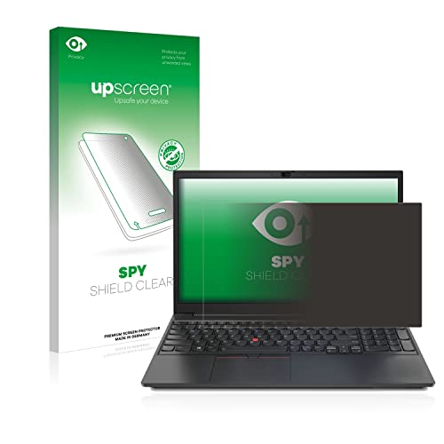 upscreen Anti-Spy Blickschutzfolie kompatibel mit Lenovo ThinkPad E15 Privacy Screen Sichtschutz Displayschutz-Folie