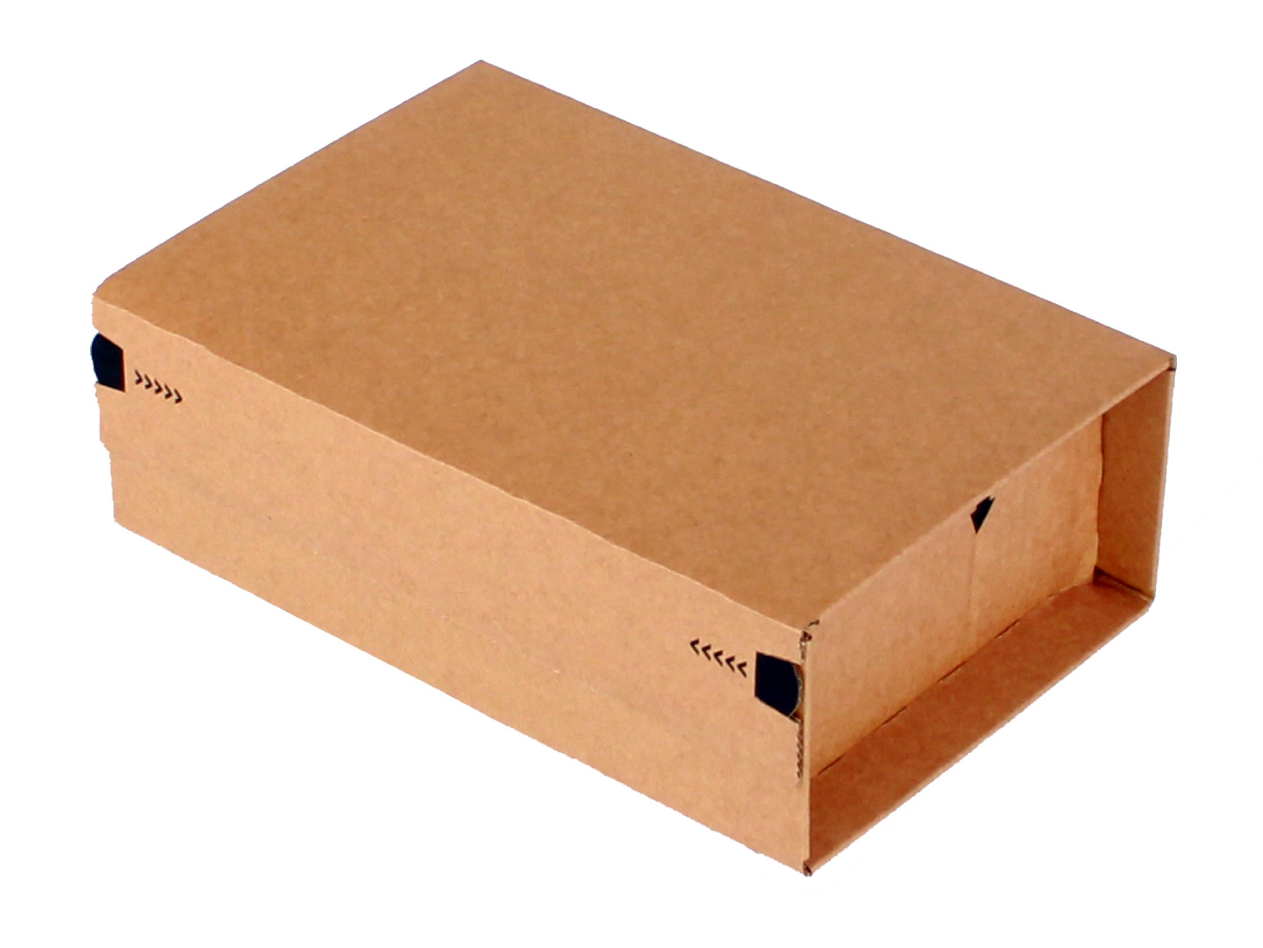 progressPACK Postbox Secure Premium PP K07.02 aus Wellpappe, DIN A5+, 230 x 166 x 90 mm, 20-er Pack, braun