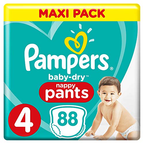 Pampers Baby-Dry Pants Größe 4, 88 Windeln
