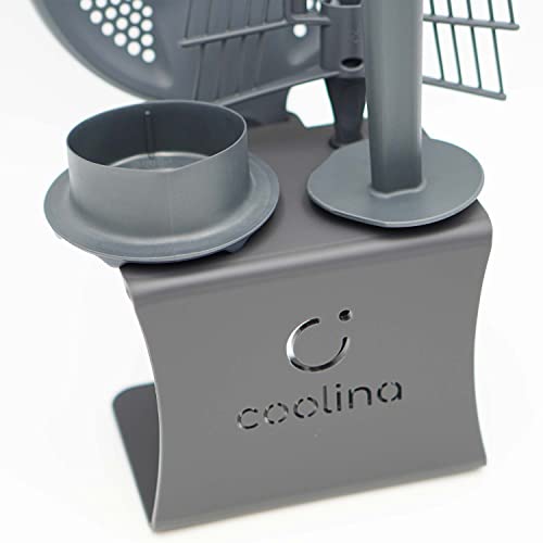 coolina Premium Zubehörhalter passend für Original-Zubehör von Thermomix (passend für Thermomix TM6 (Farbe anthrazit))