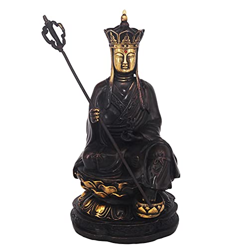 BOCbco Gartenstatuen Dekorative Buddha-Skulptur, Ksitigarbha-Skulptur, buddhistische Klassische Buddha-Statuen-Replik, antike Handwerks-Dekorationssammlung, Geschenk