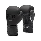 Leone 1947 Boxhandschuhe, Unisex - Erwachsene, Schwarz, 16OZ