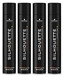 4er Super Hold Hairspray Haarspray Black Silhouette Styling Schwarzkopf 500 ml