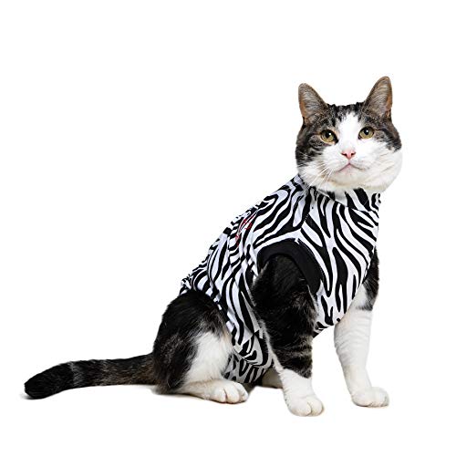 MPS Medical Pet Shirt Katze, Zebra Print, XXXS