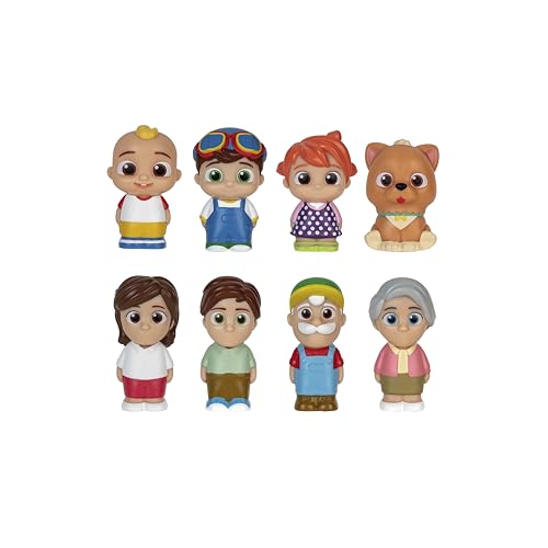 CoComelon WT0047 8 Figuren Pack (Familie), Mehrfarbig