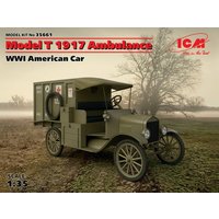 ICM ICM35661 - 1:35-Modell T 1917 Krankenwagen, WWI Amerikanisches Auto