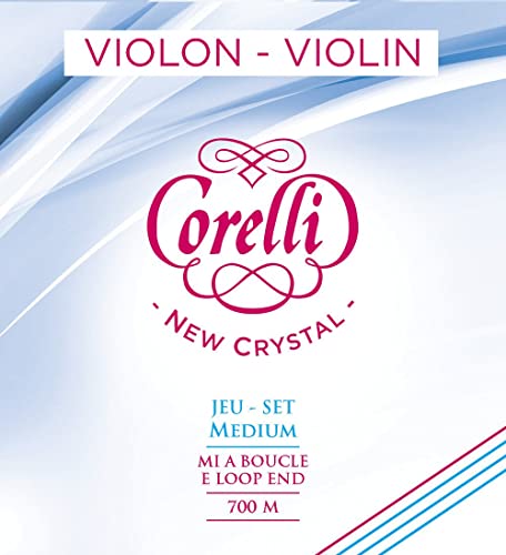 Corelli Violin Saiten Crystal Satz mit Schlinge Medium 700M