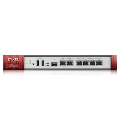ZyXEL ZyWALL 1 Gbit/s Advanced Threat Protection Firewall, Next Generation Firewall im Bundle mit Sicherheitslizenzdiensten für EIN Jahr [ATP100]
