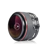 Meike Optics MK 6,5mm f2.0 Fisheye Objektiv Ultra-Weitwinkel für Nikon