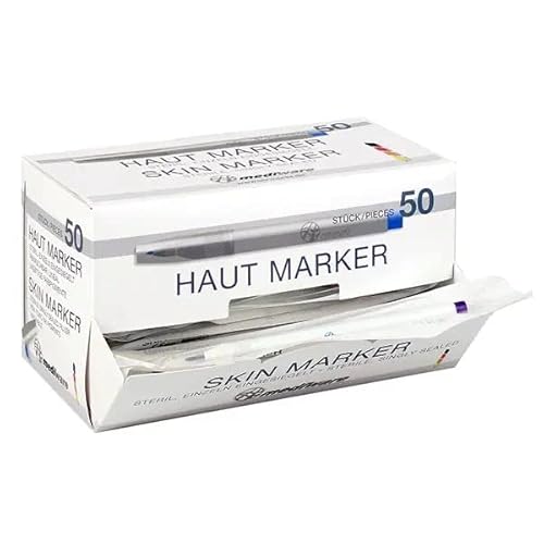 Mediware H7 00350 Hautmarker, Standard, Mehrwertpackung (52-er Pack)